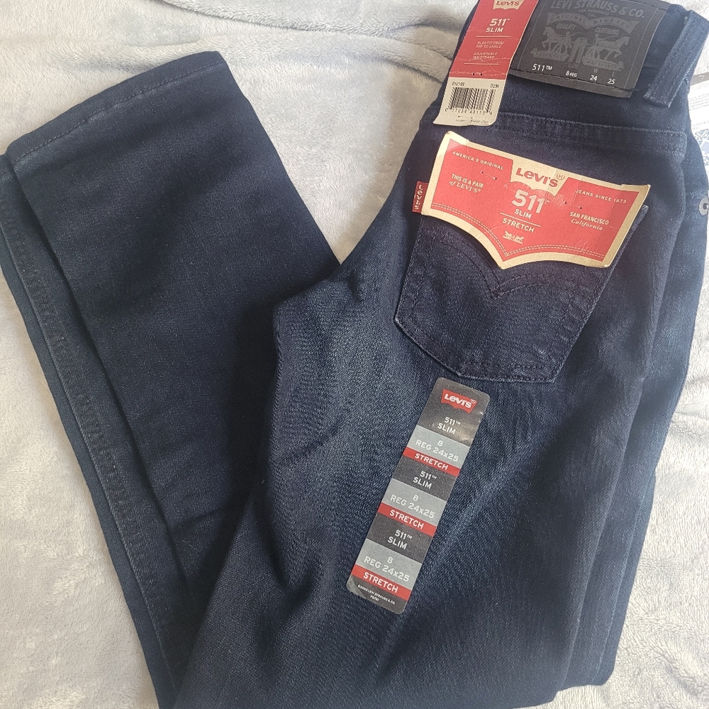 Levi's boys slim stretch denim jeans